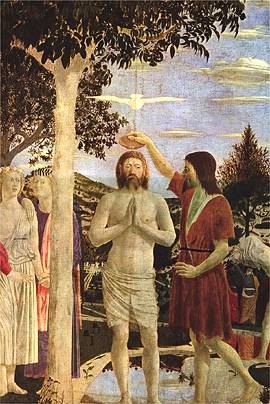 Jesus Baptized by John